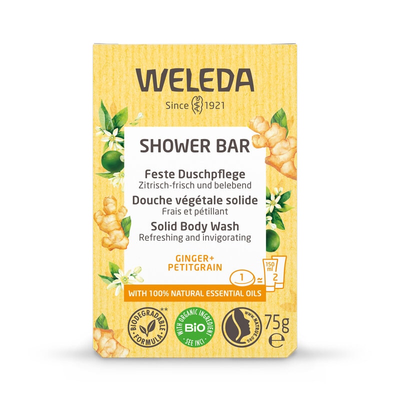 Weleda Shower Bar Ginger - 75g