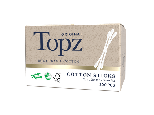Topz Bomullspinnar Premium Refill - 300st