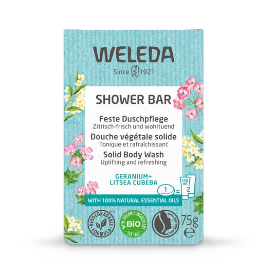 Weleda Shower Bar Geranium - 75g
