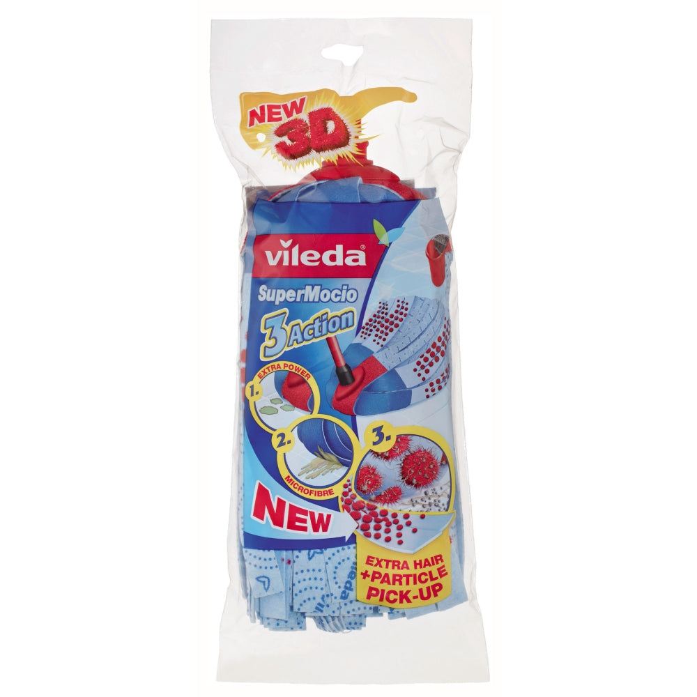 Vileda Supermocio 3Action Velour Refill