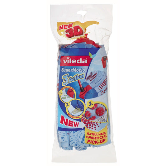 Vileda Supermocio 3Action Velour Refill